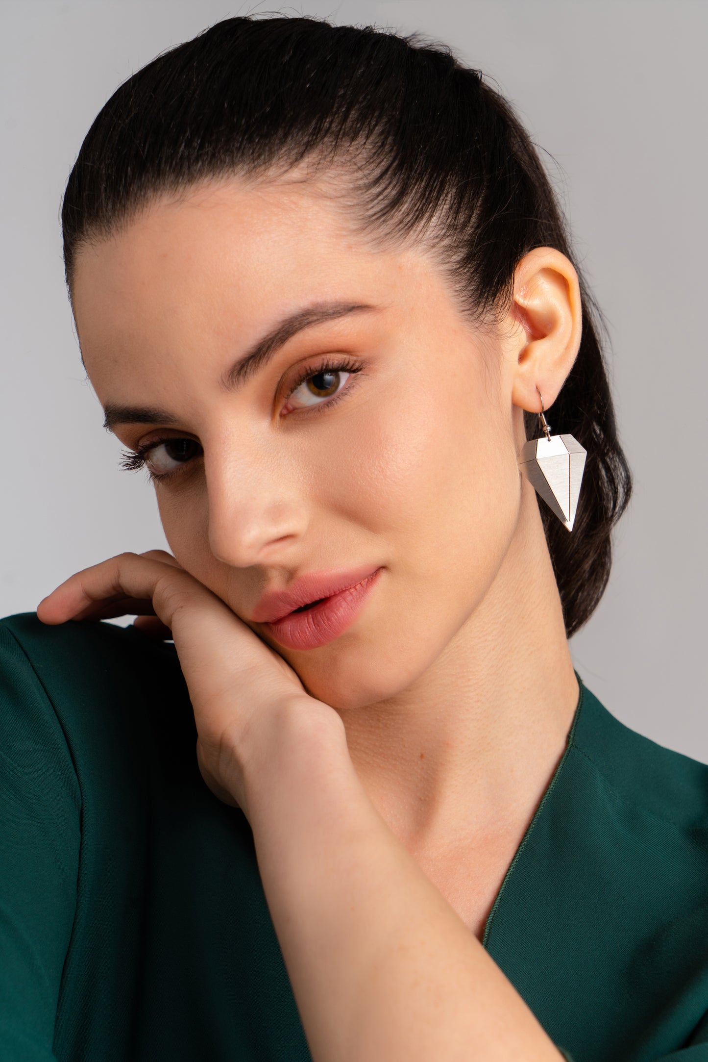 Origami Diamond Earrings