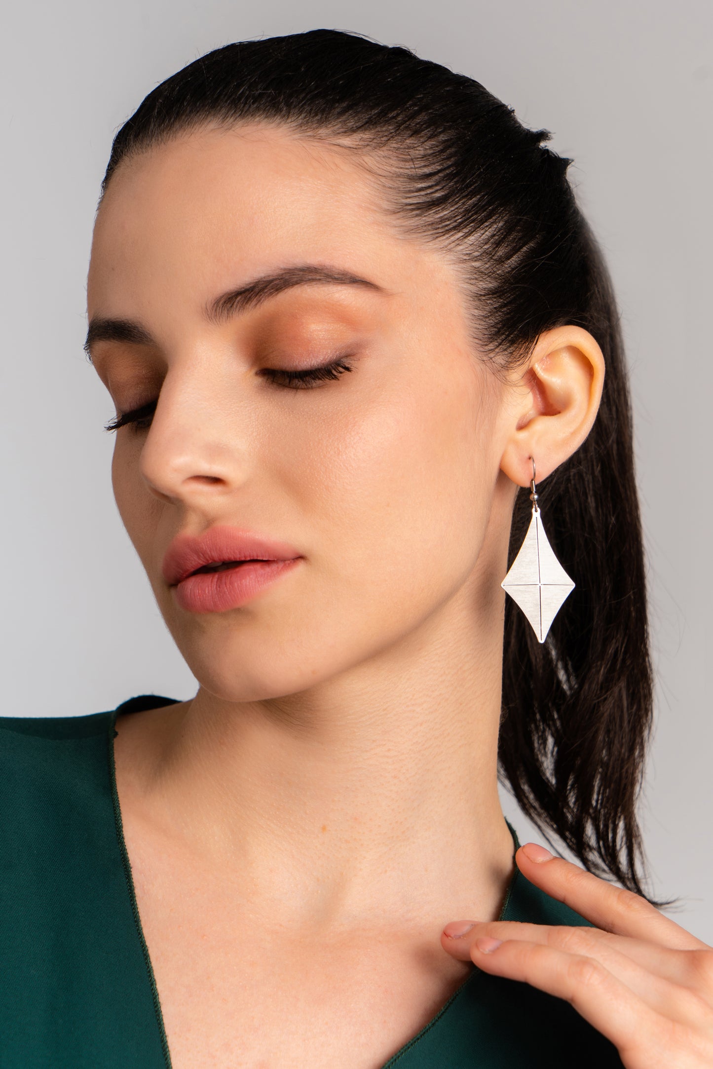 Origami Kite Earrings