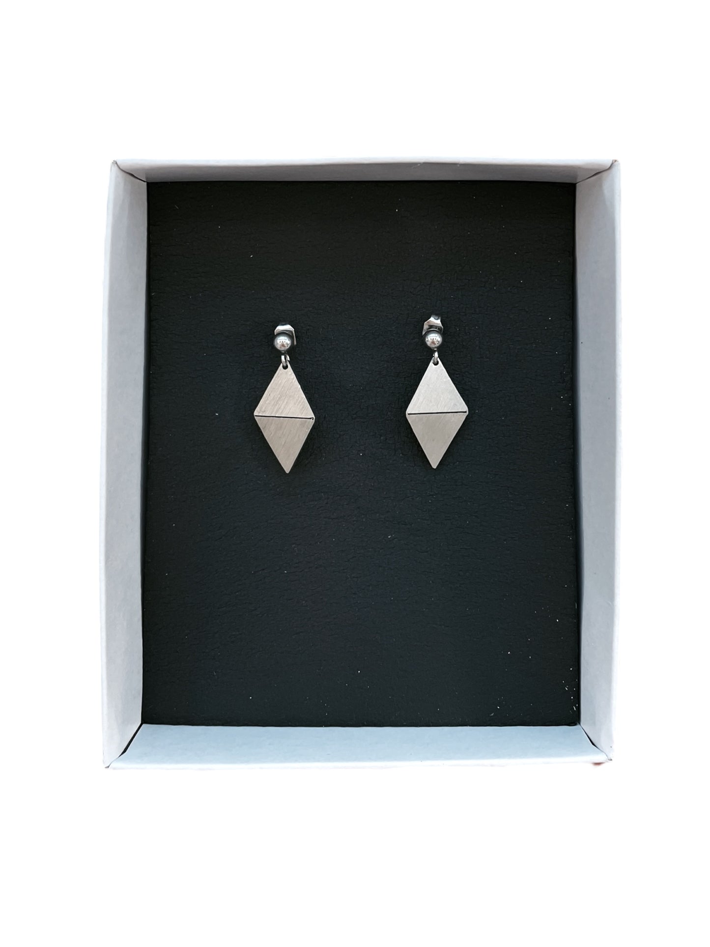 Elegant Origami Rhombus Earrings