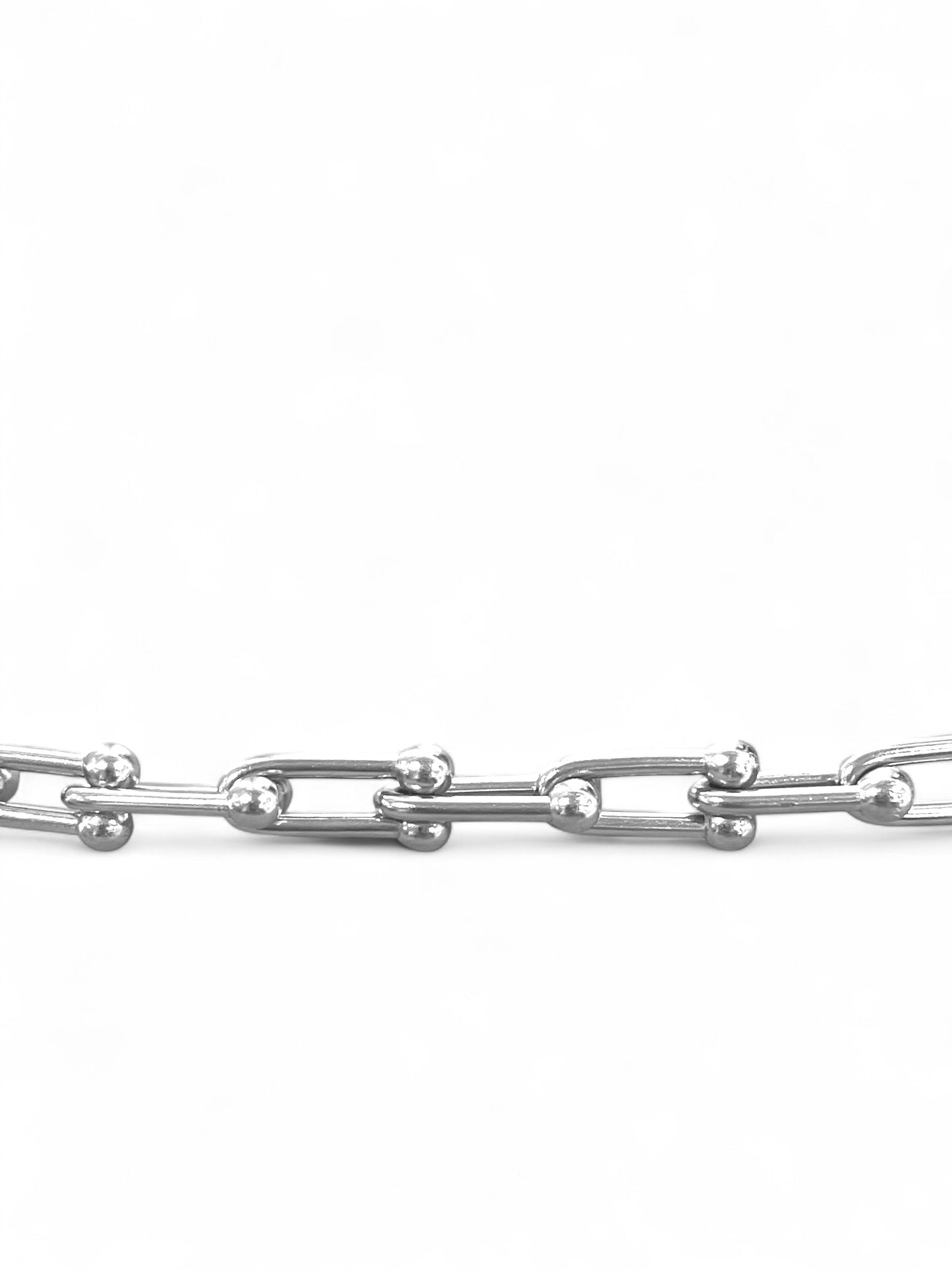 Steel Chain Bracelet Petals