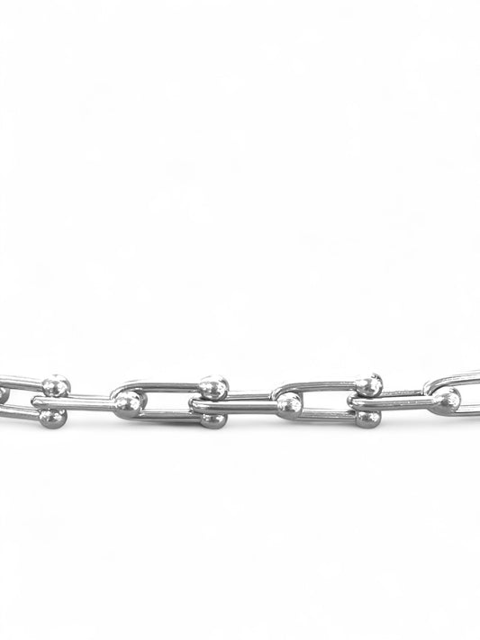 Steel Chain Bracelet Petals