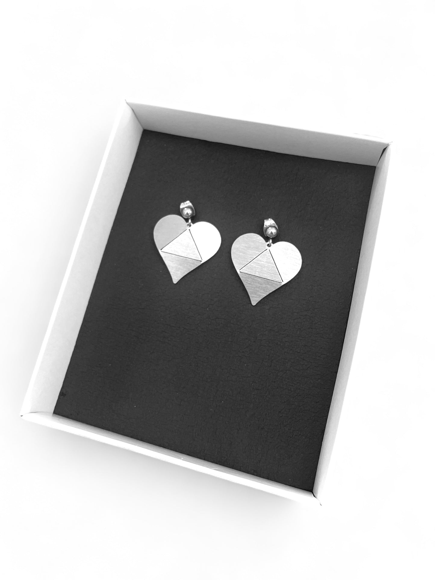 Origami Hearts Earrings