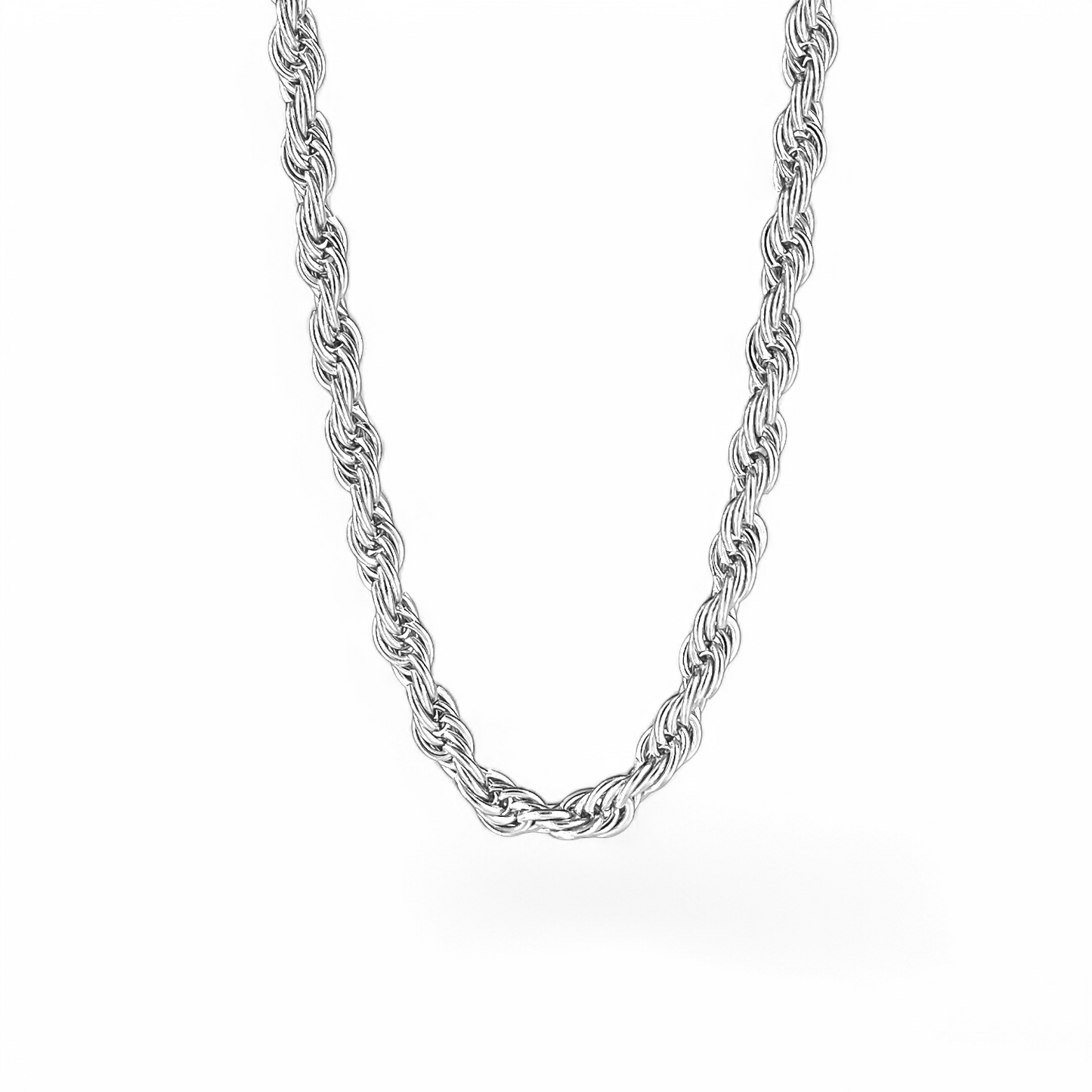 Necklace Steel Twist Chain 4mm
