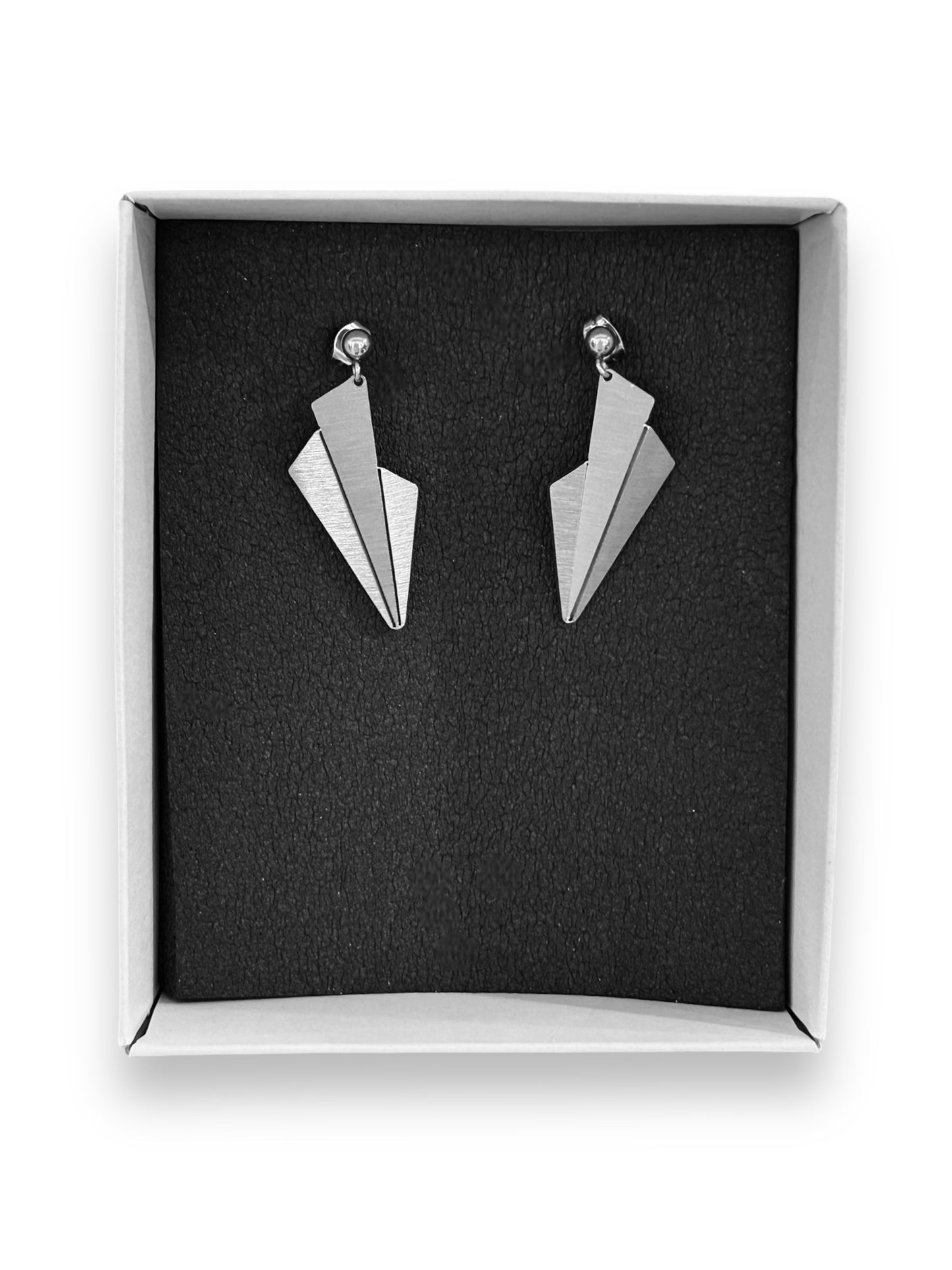 Σκουλαρίκια Origami Abstract Shell 2
