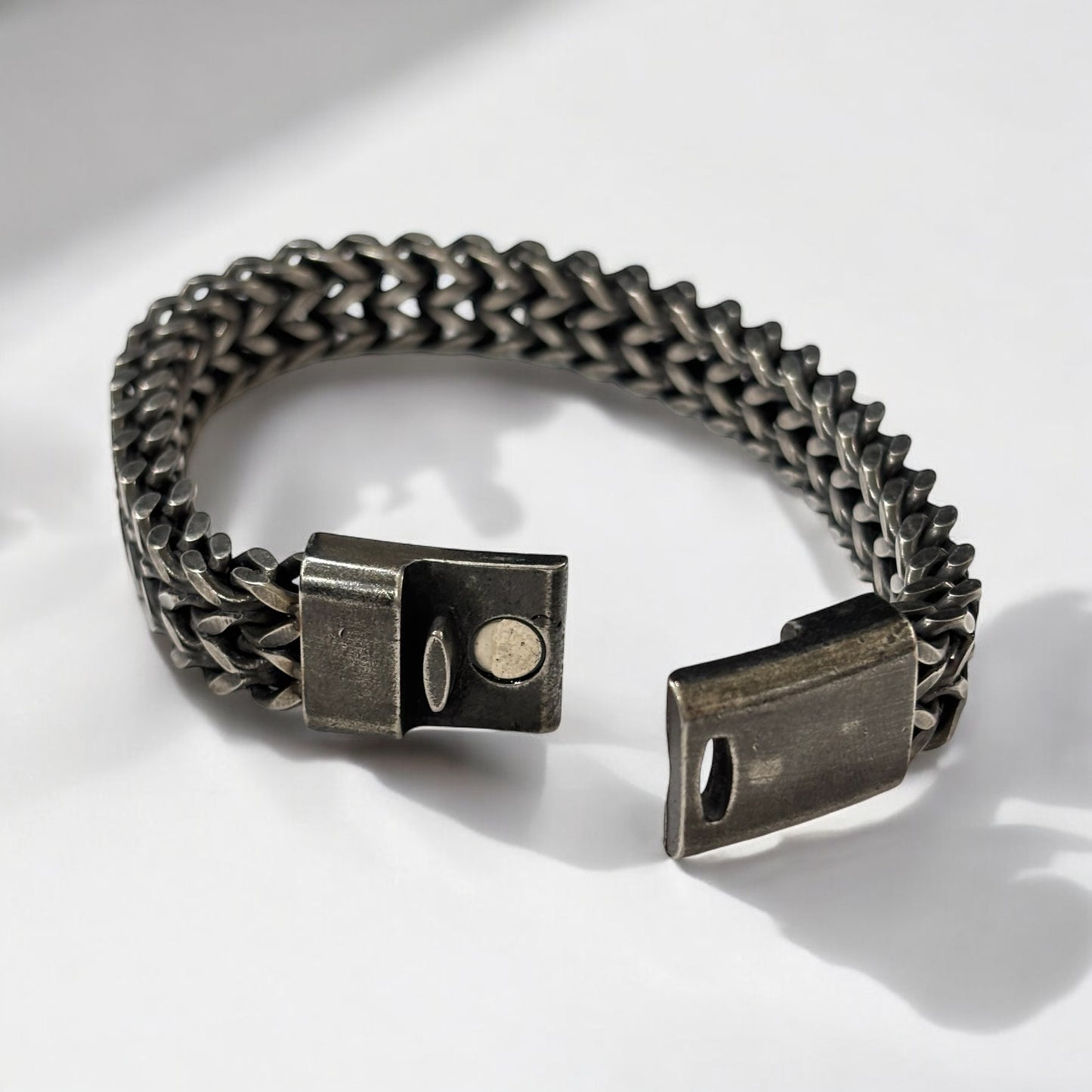 Men's Gunmetal XL bracelet
