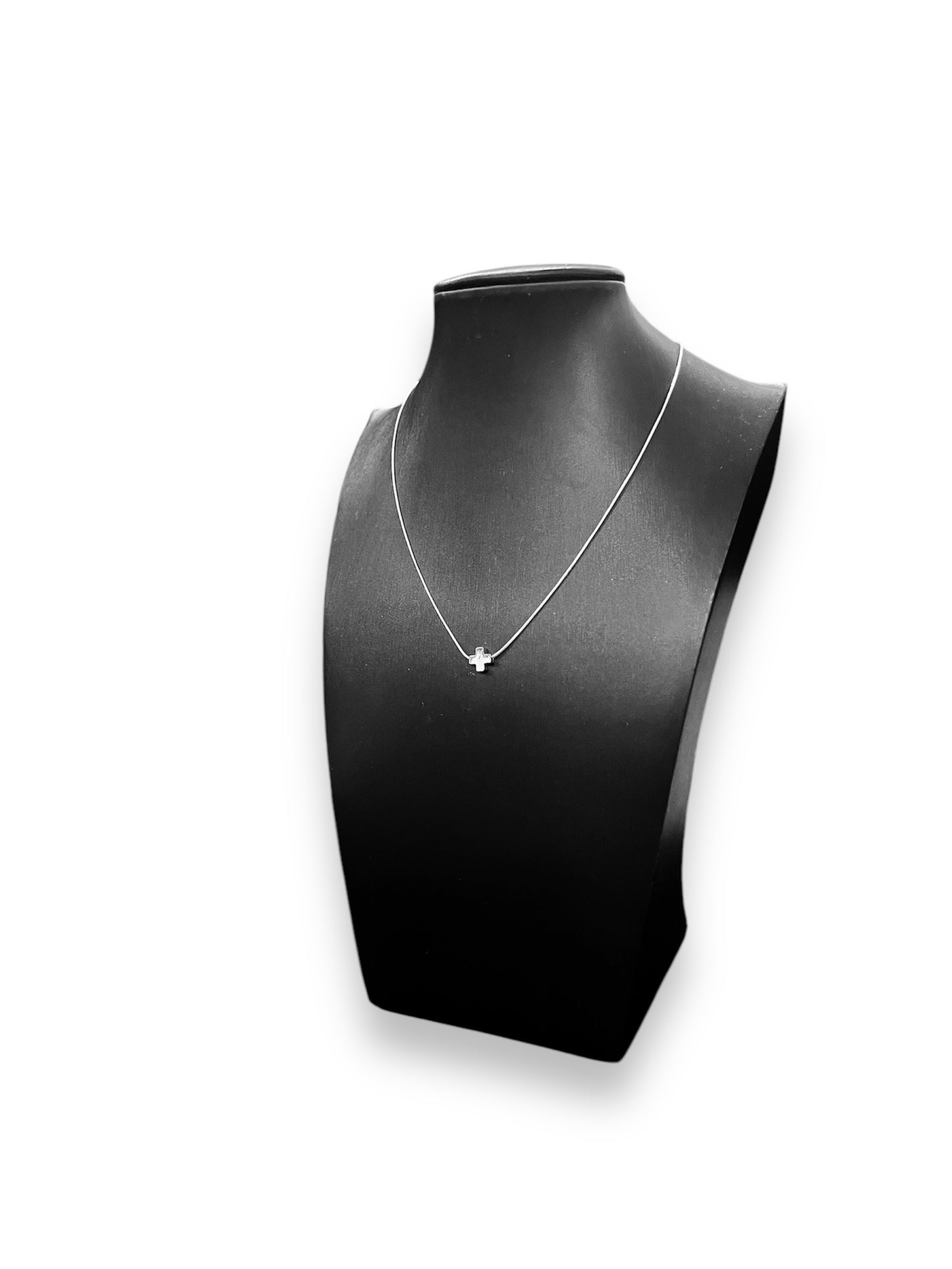 Necklace Steel Chain snake with cross