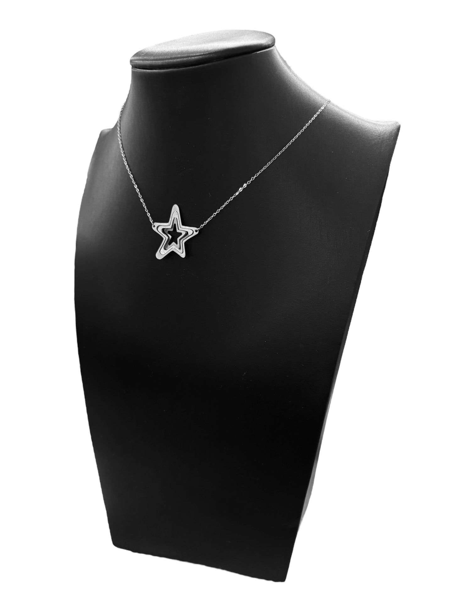 Κολιέ με αλυσίδα Illusion Starfish