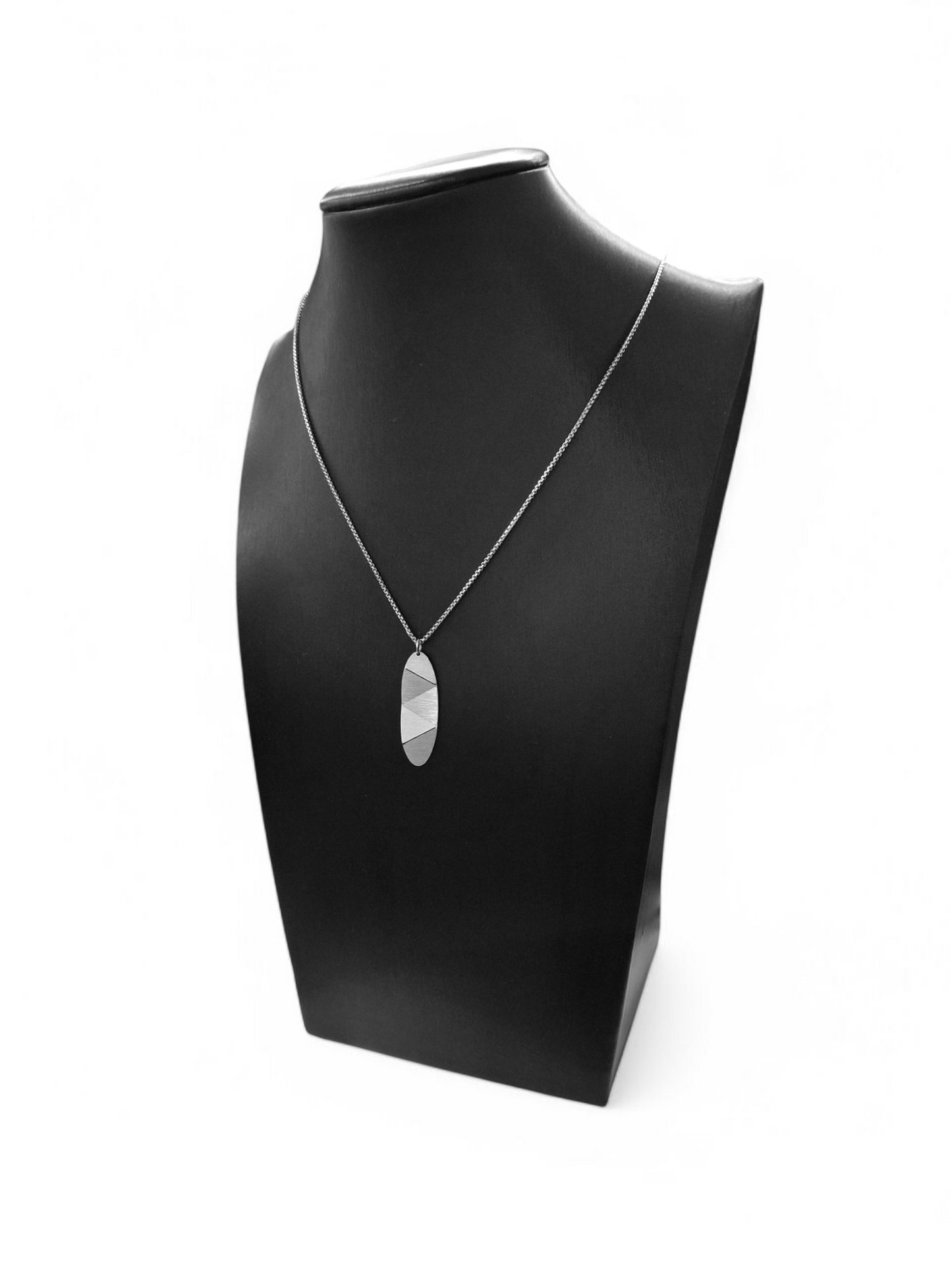 Origami Ellipse Pendant