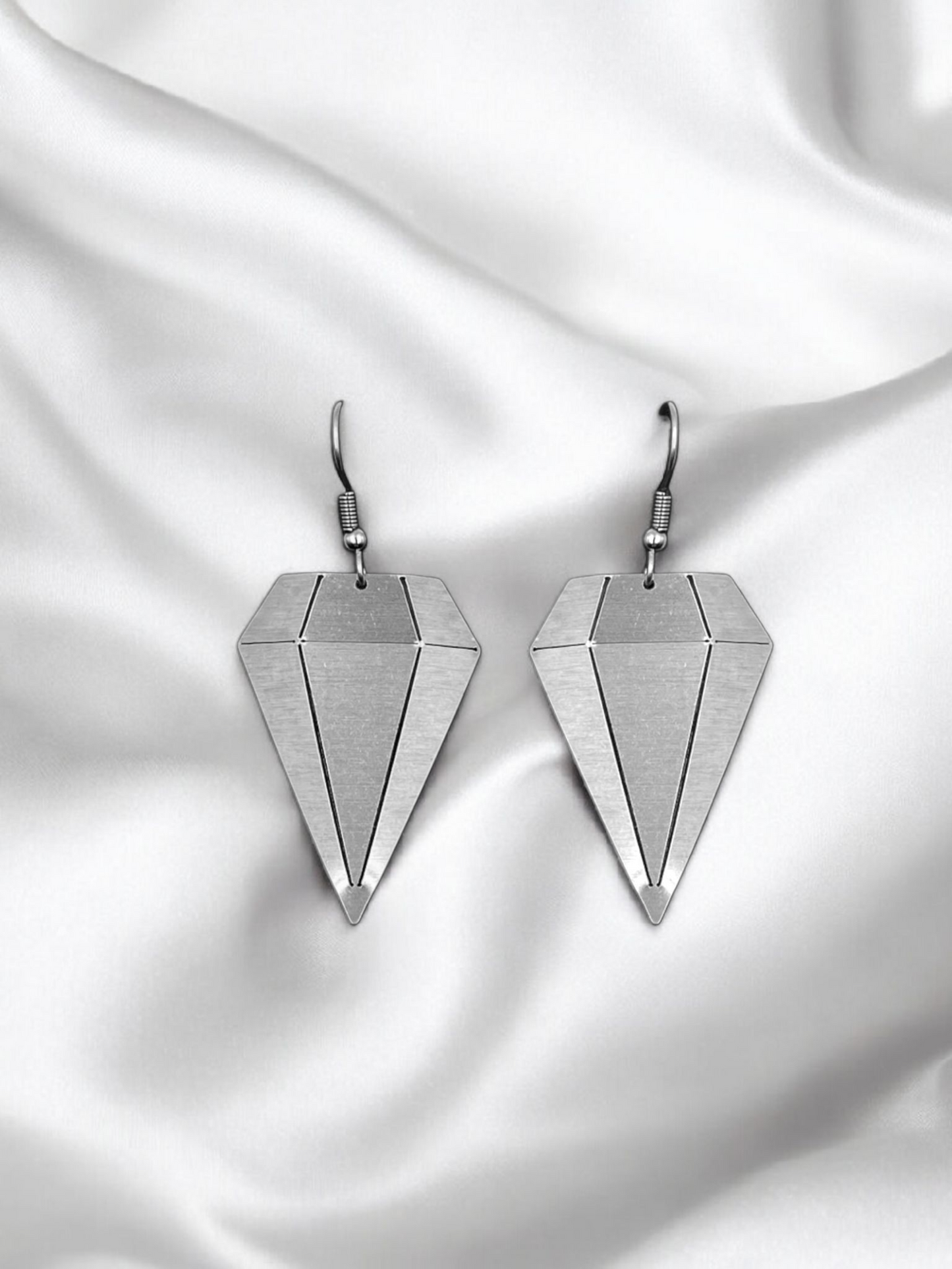 Origami Diamond Earrings