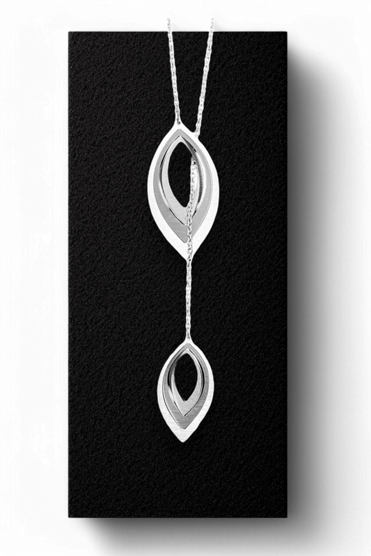 Pendant without clasp Elegant Leafs