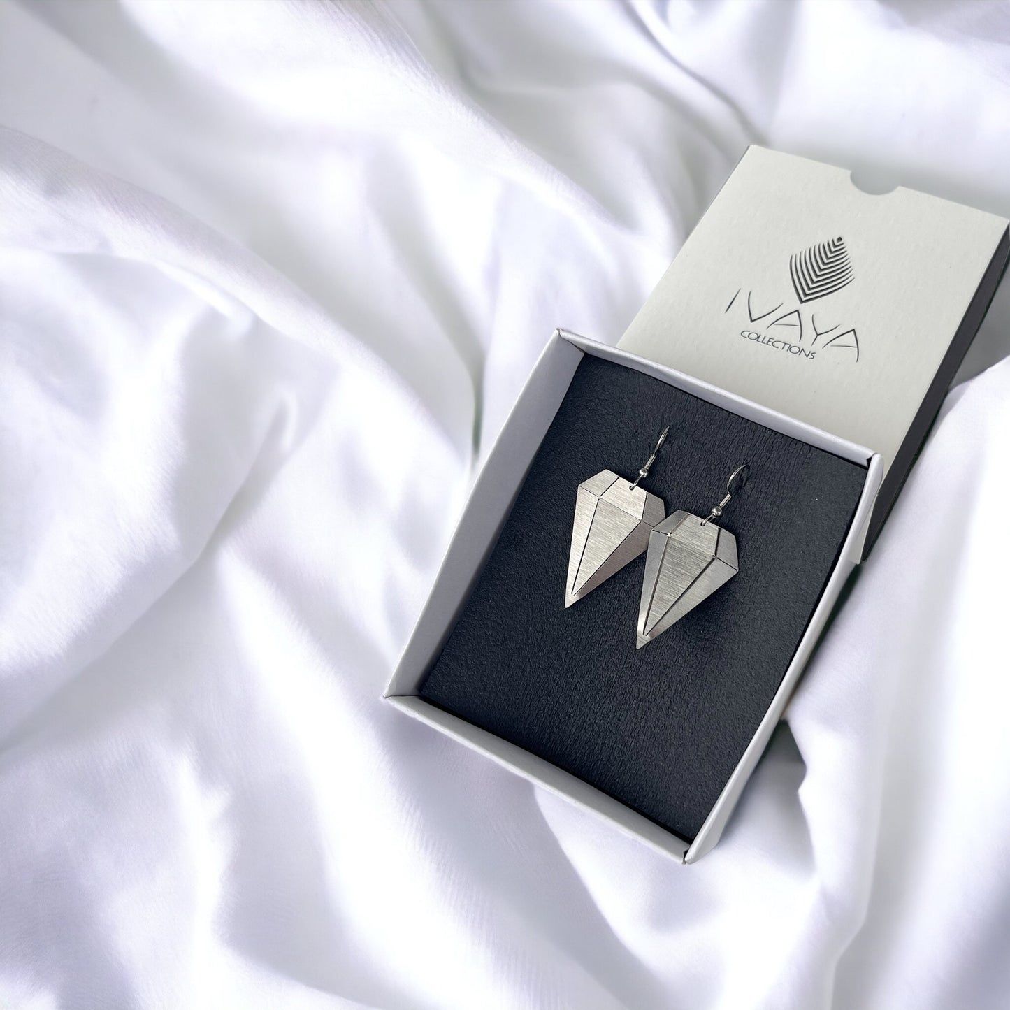 Origami Diamond Earrings
