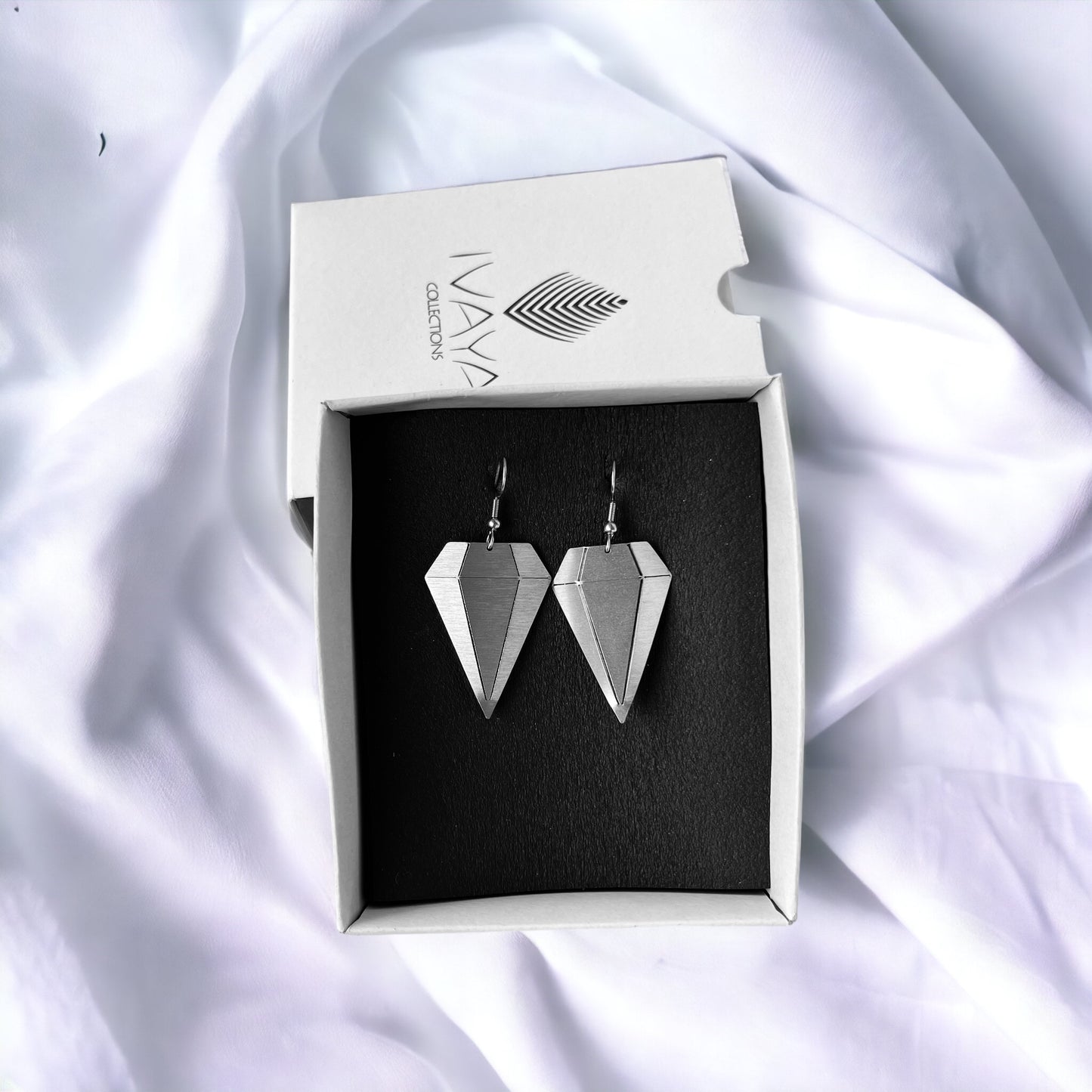 Origami Diamond Earrings