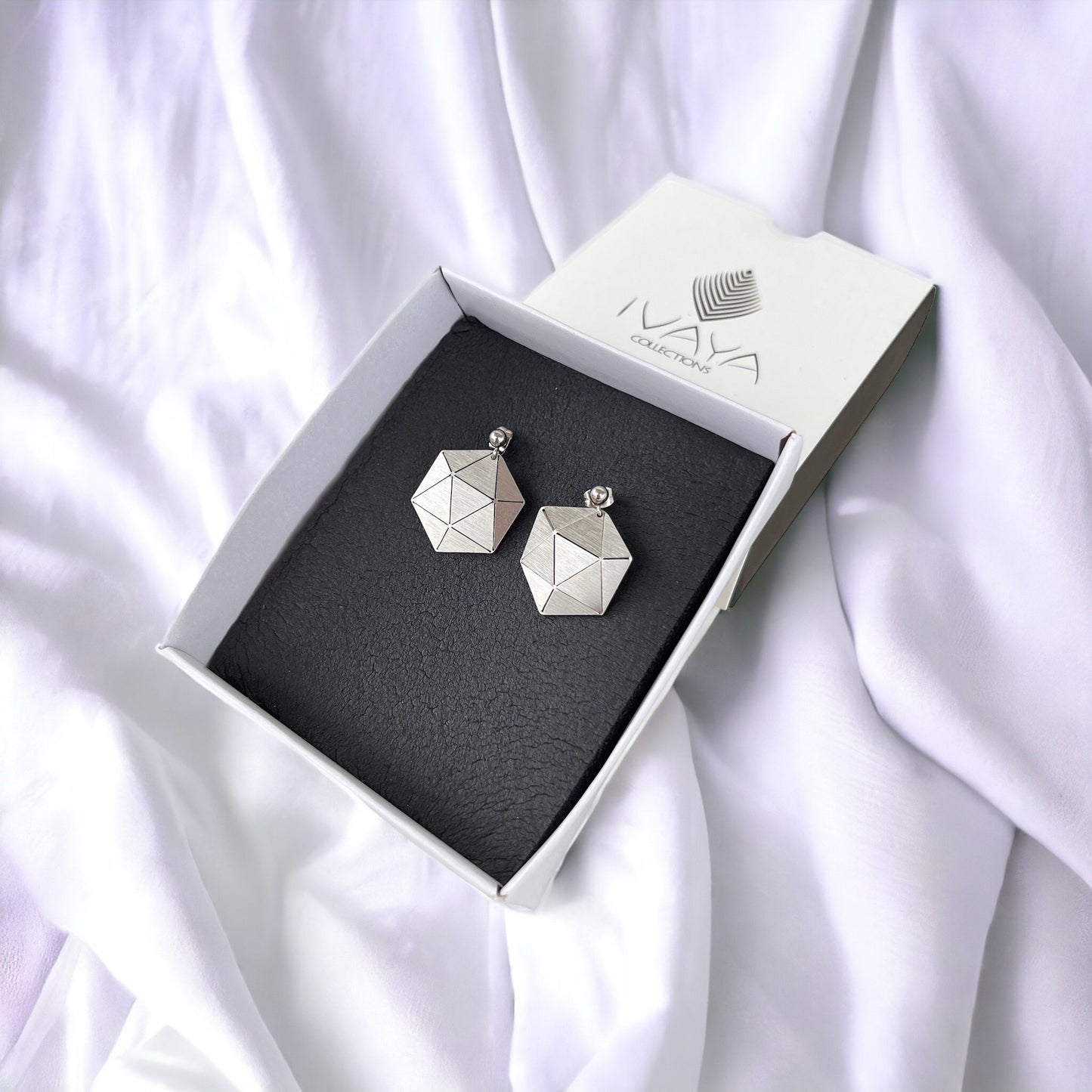 Origami Polygon Earrings