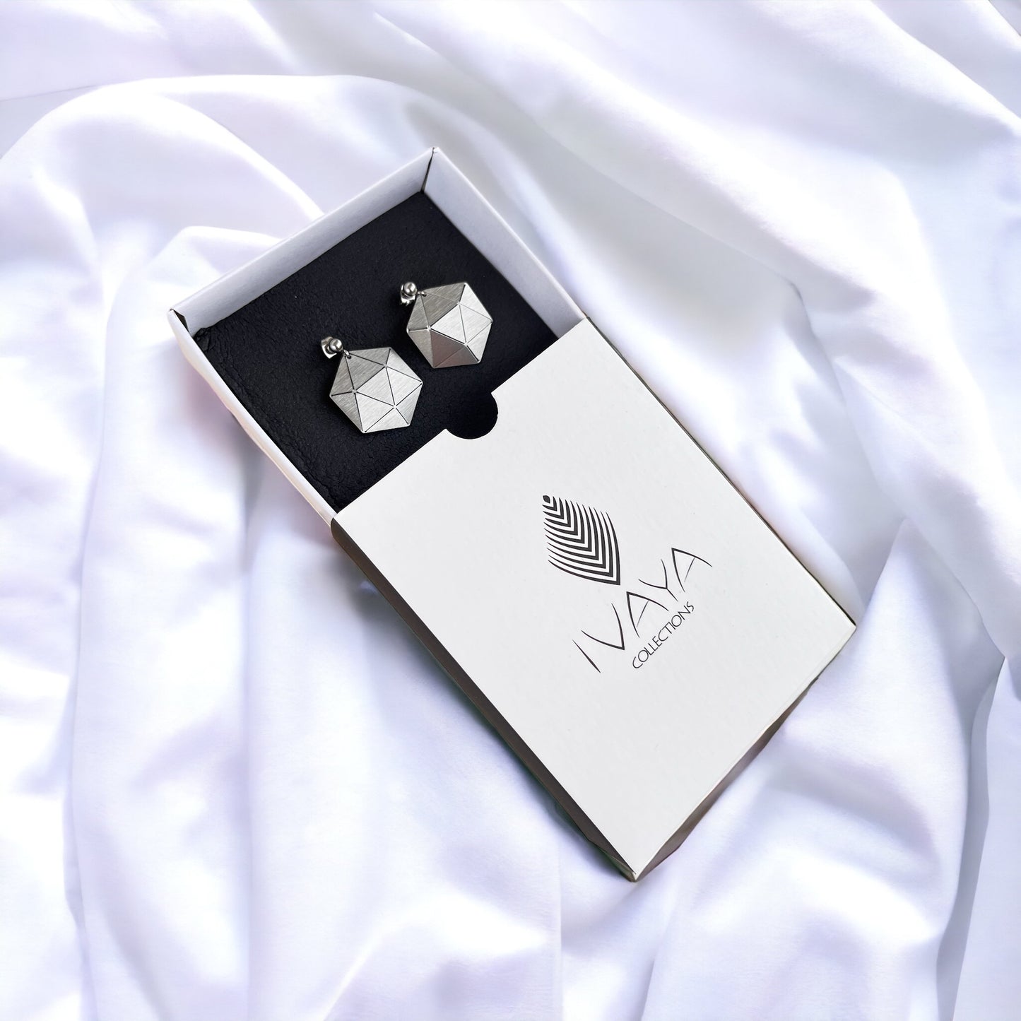 Origami Polygon Earrings