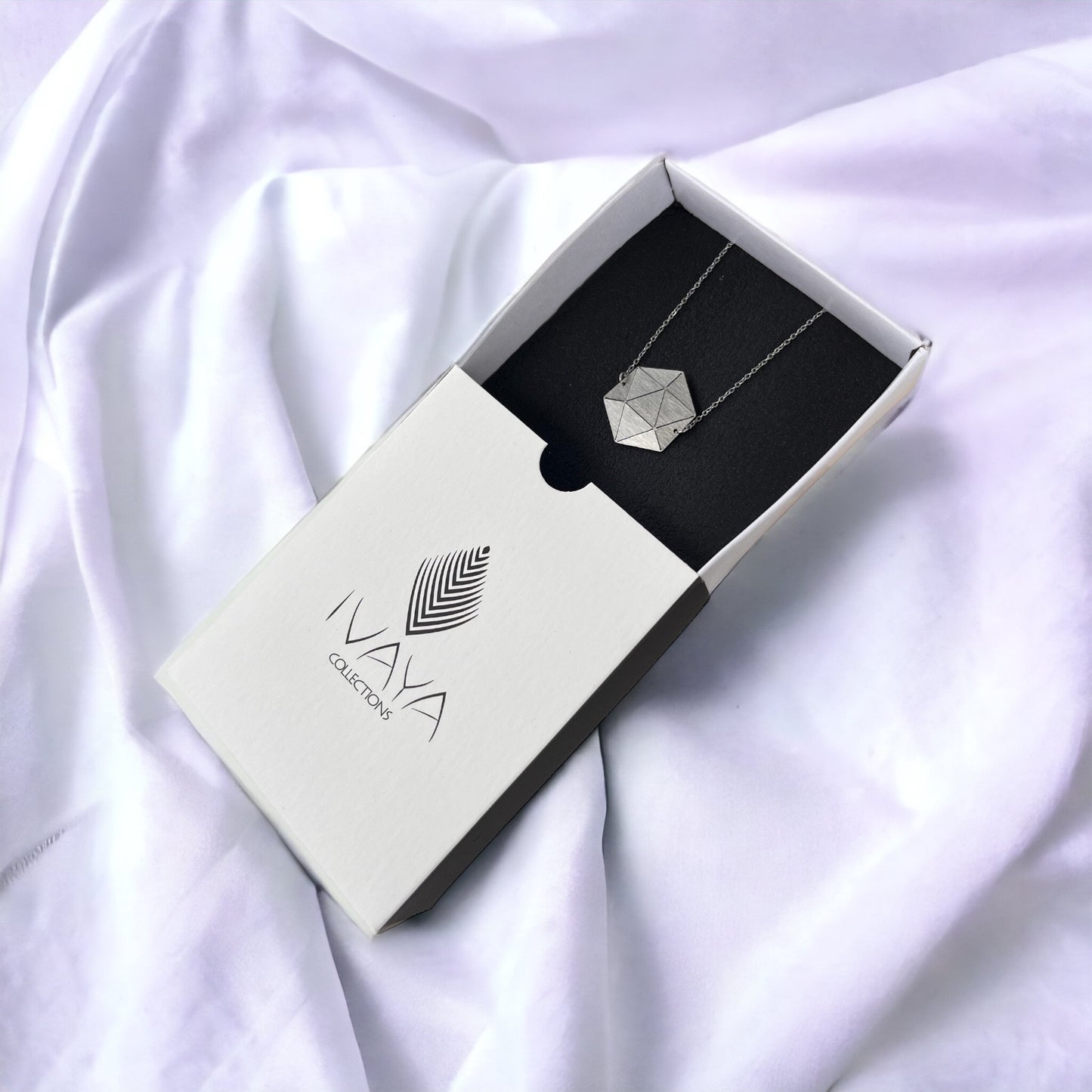 Origami Polygon Chain Necklace