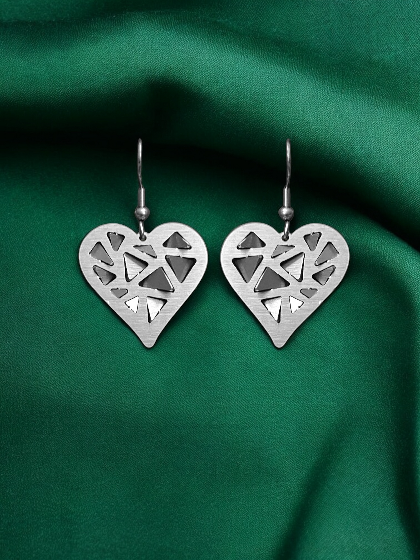 Σκουλαρίκια Mosaic Hearts