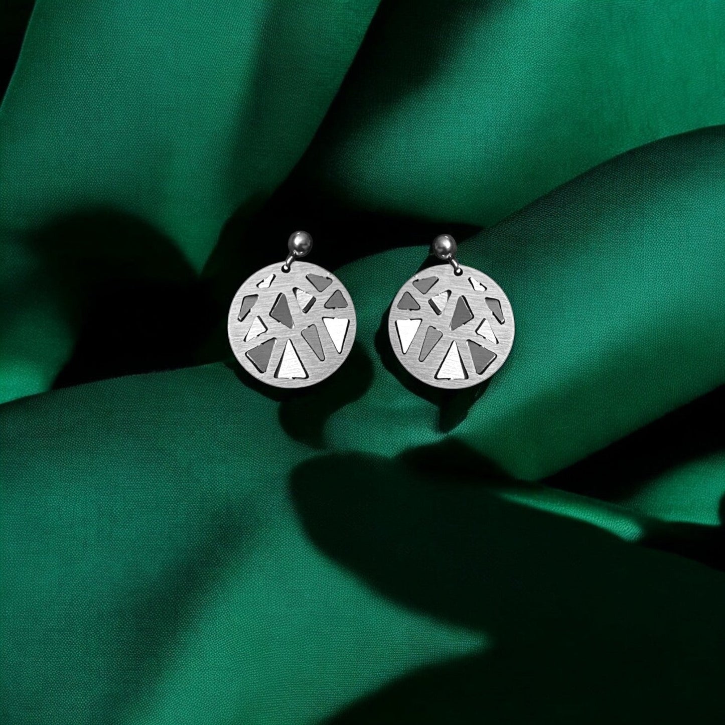 Σκουλαρίκια Mosaic Circle wholesale