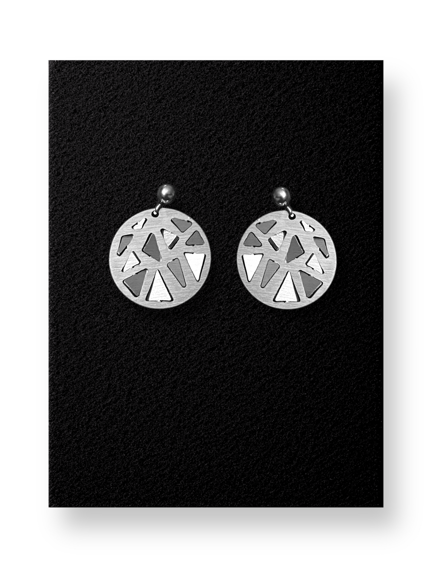Mosaic Circle Earrings