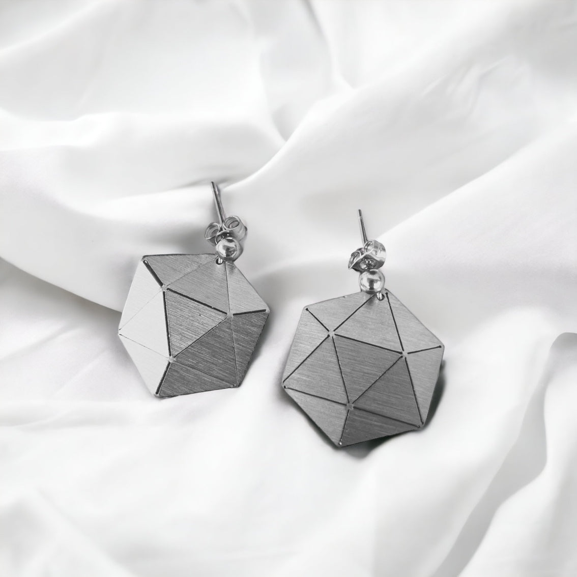 Origami Polygon Earrings