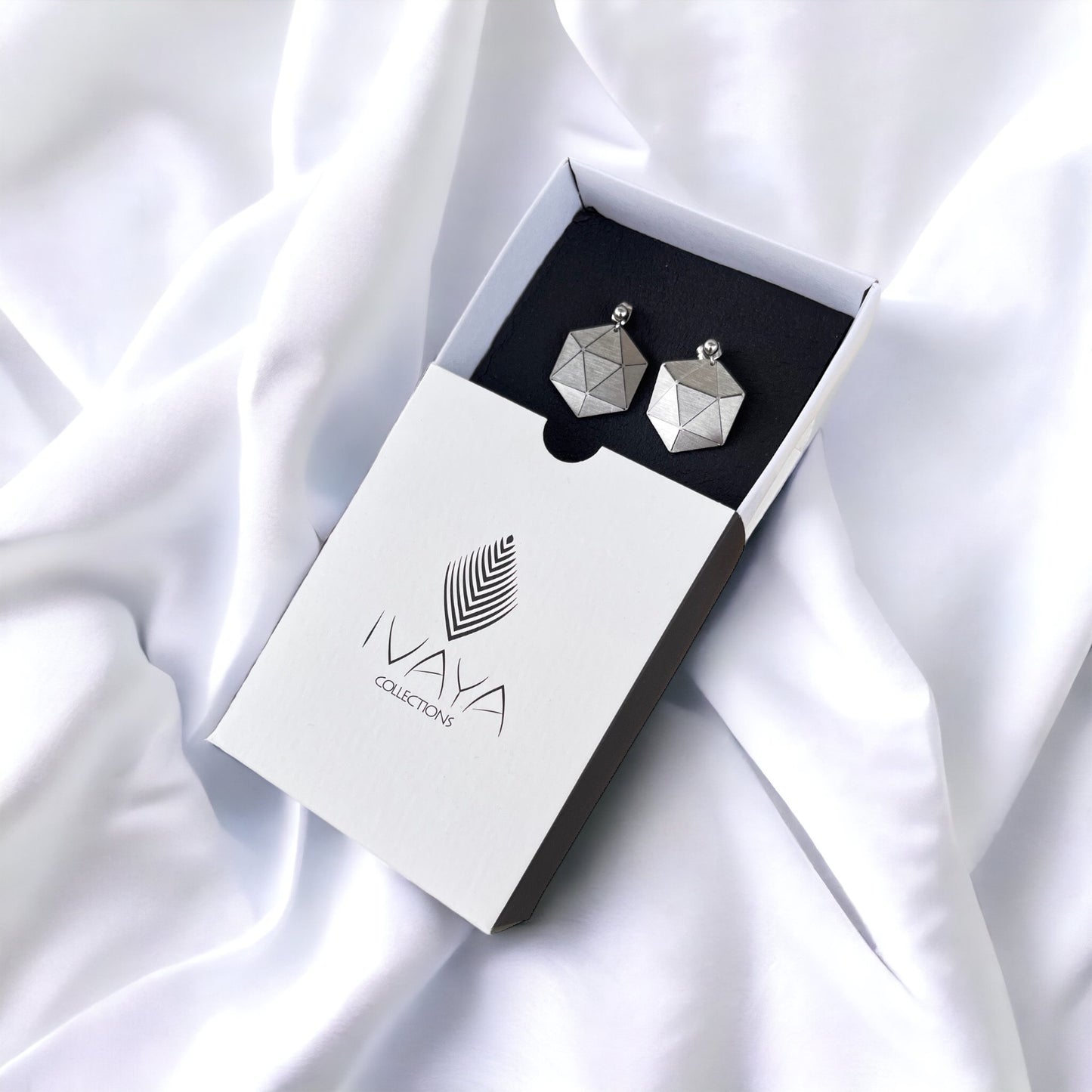 Origami Polygon Earrings