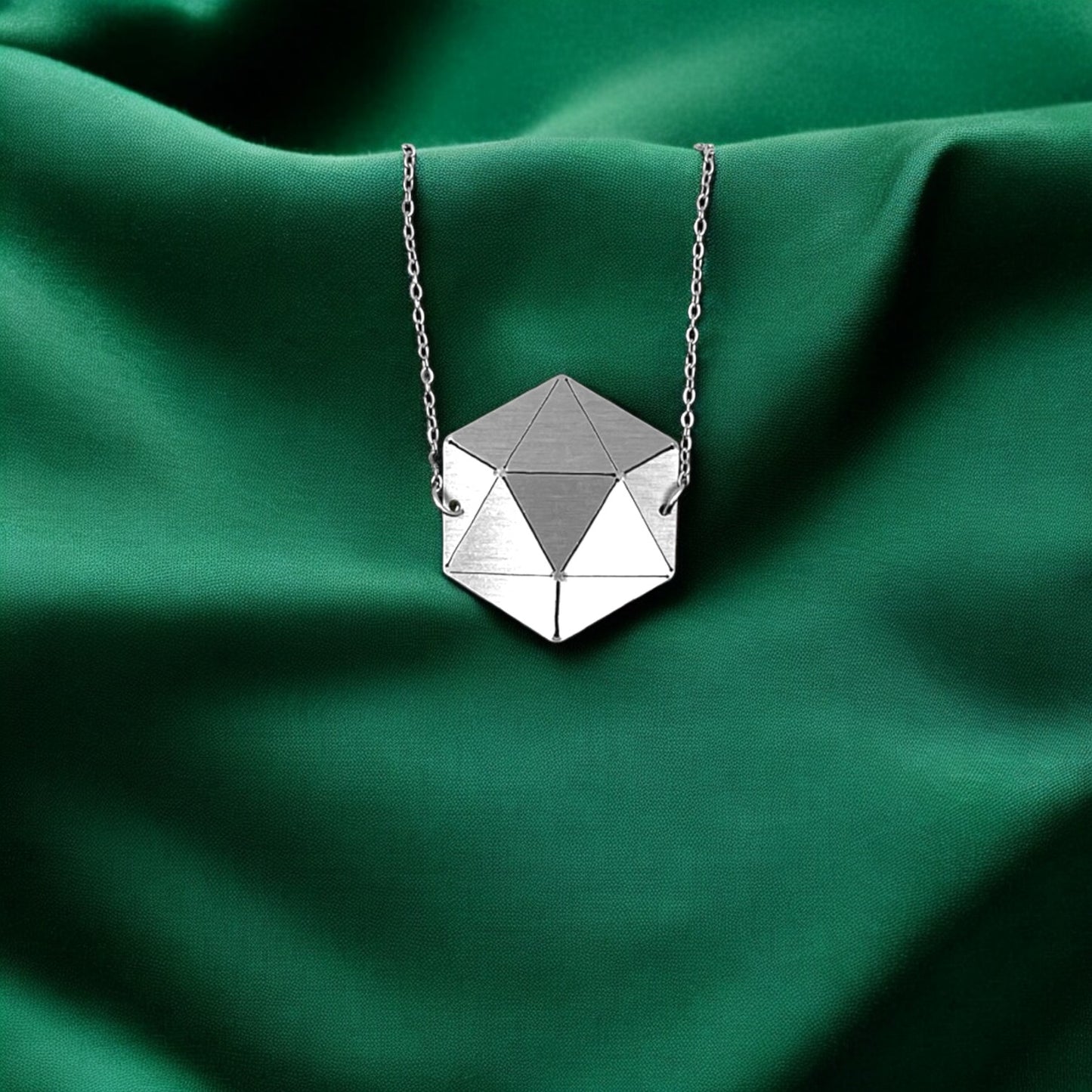 Origami Polygon Chain Necklace