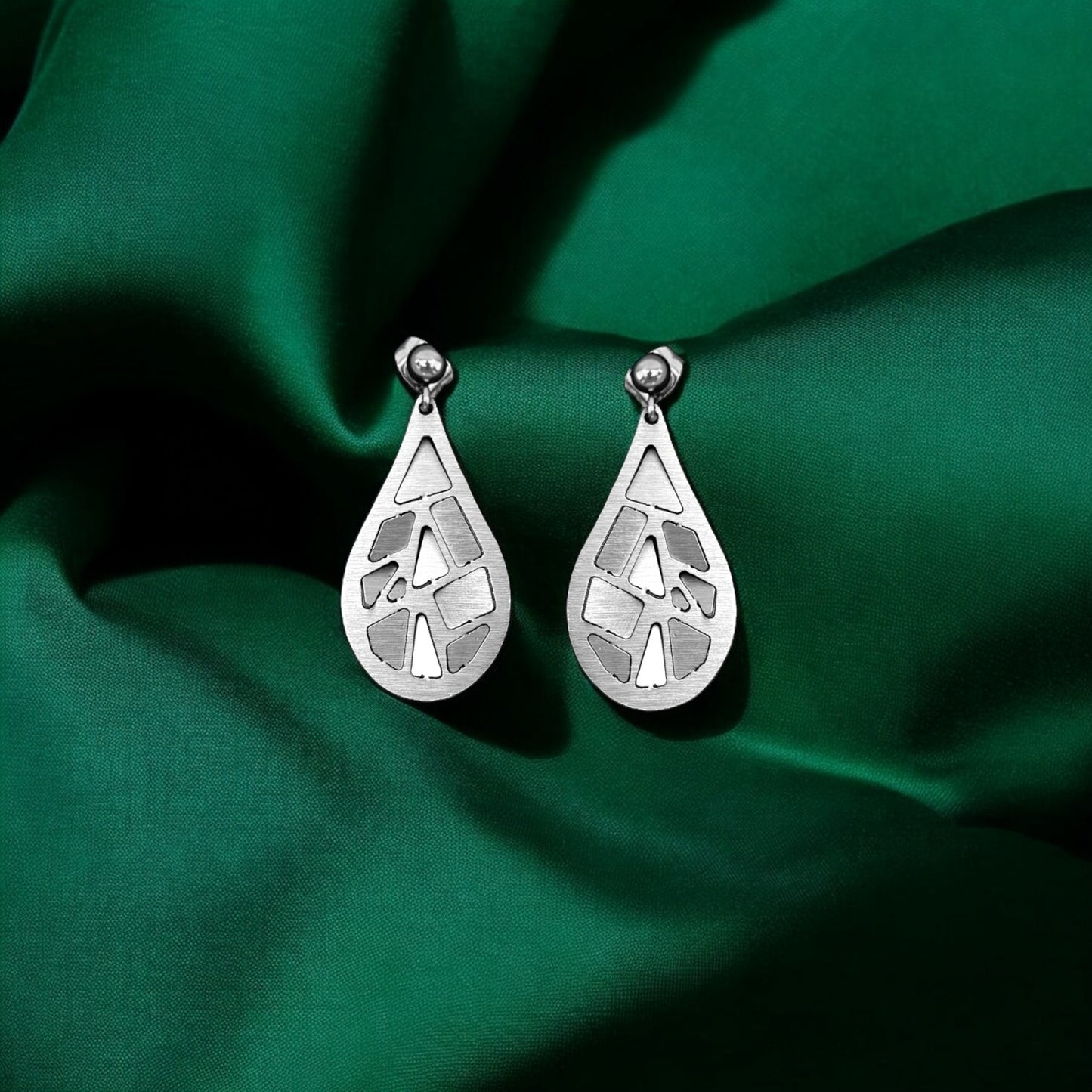 Σκουλαρίκια Mosaic Teardrops