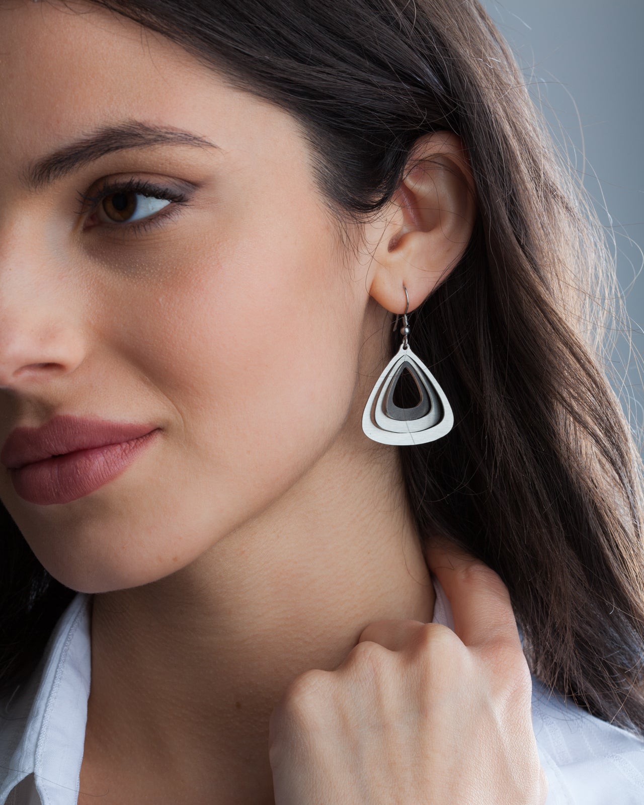 Elegant Triangles Earrings