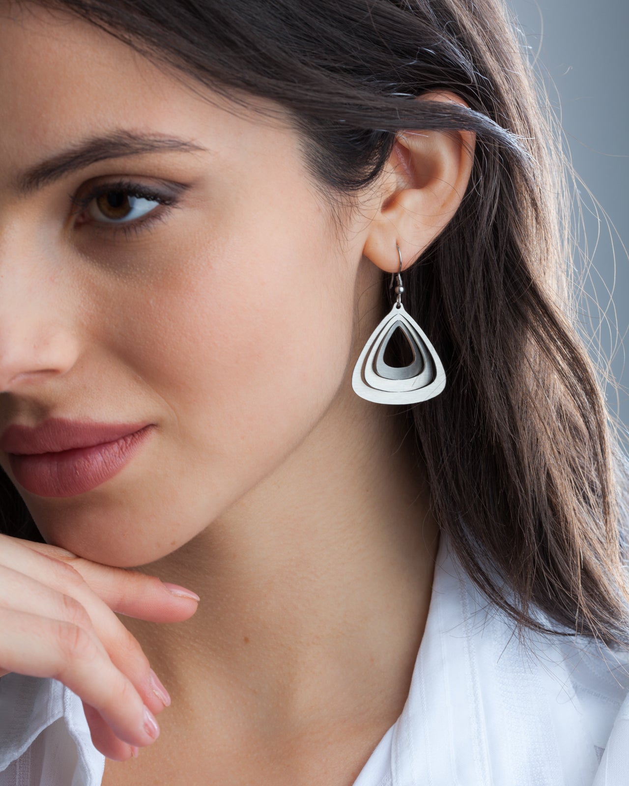 Elegant Triangles Earrings