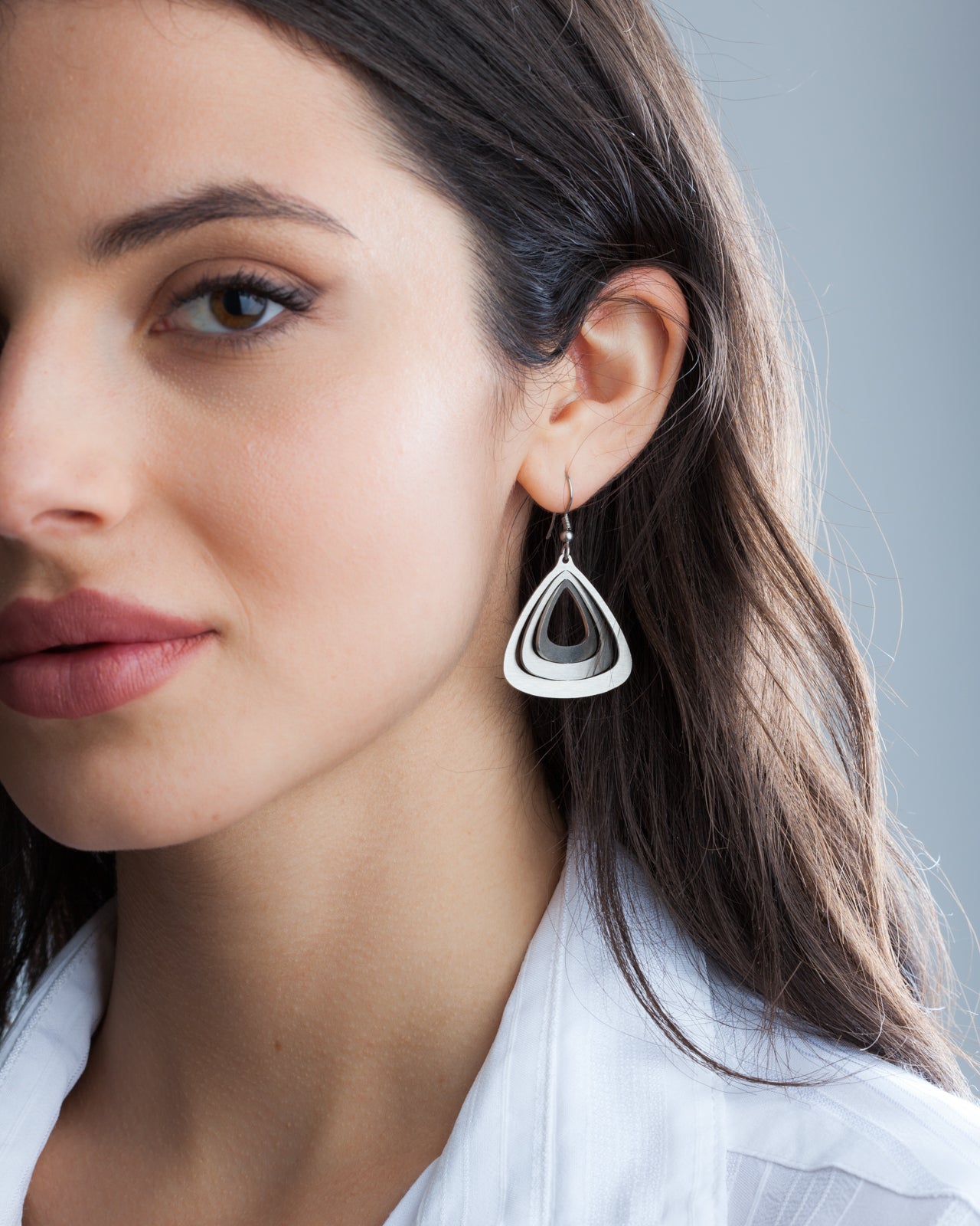 Elegant Triangles Earrings
