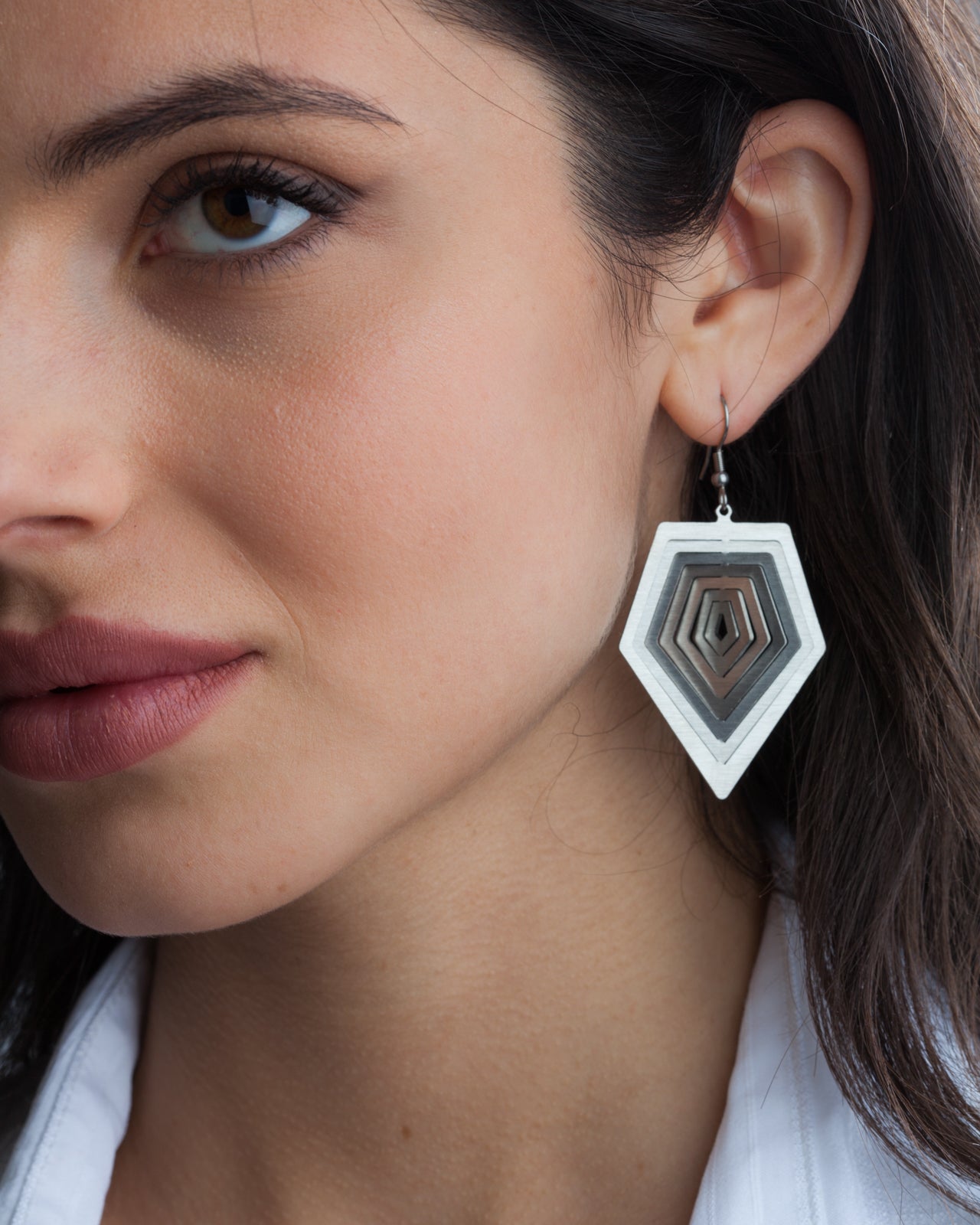 Illusion Diamond Earrings