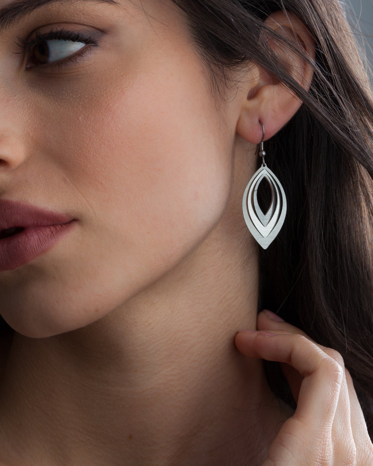 Σκουλαρίκια Elegant Leaf mini