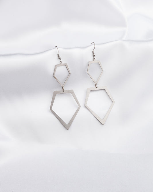 Split Diamond Earrings