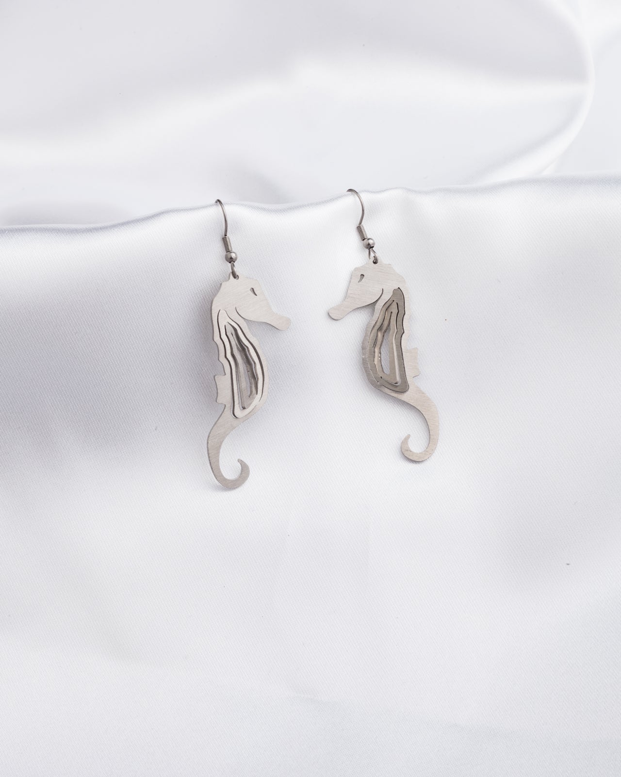 Illusion Seahorse Earrings