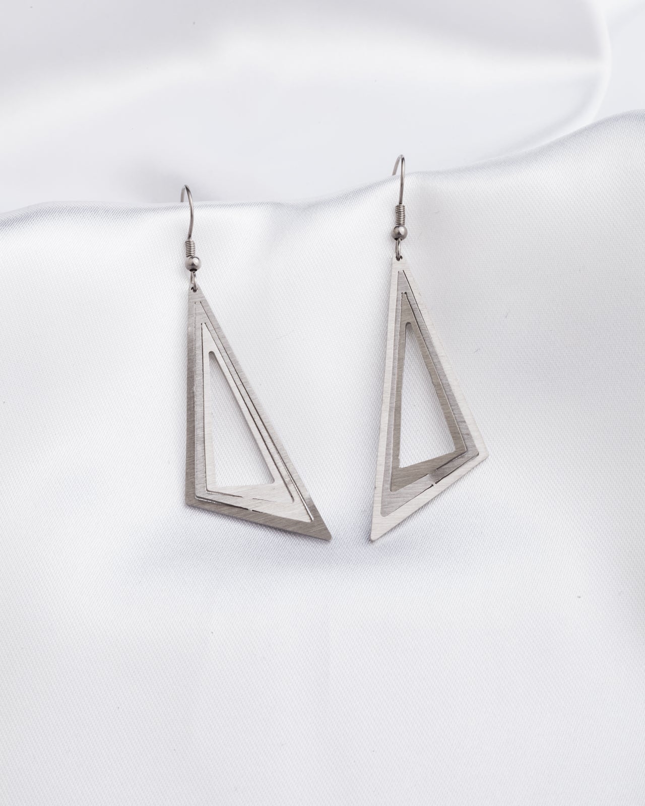 Σκουλαρίκια Illusion Assymetric Triangles