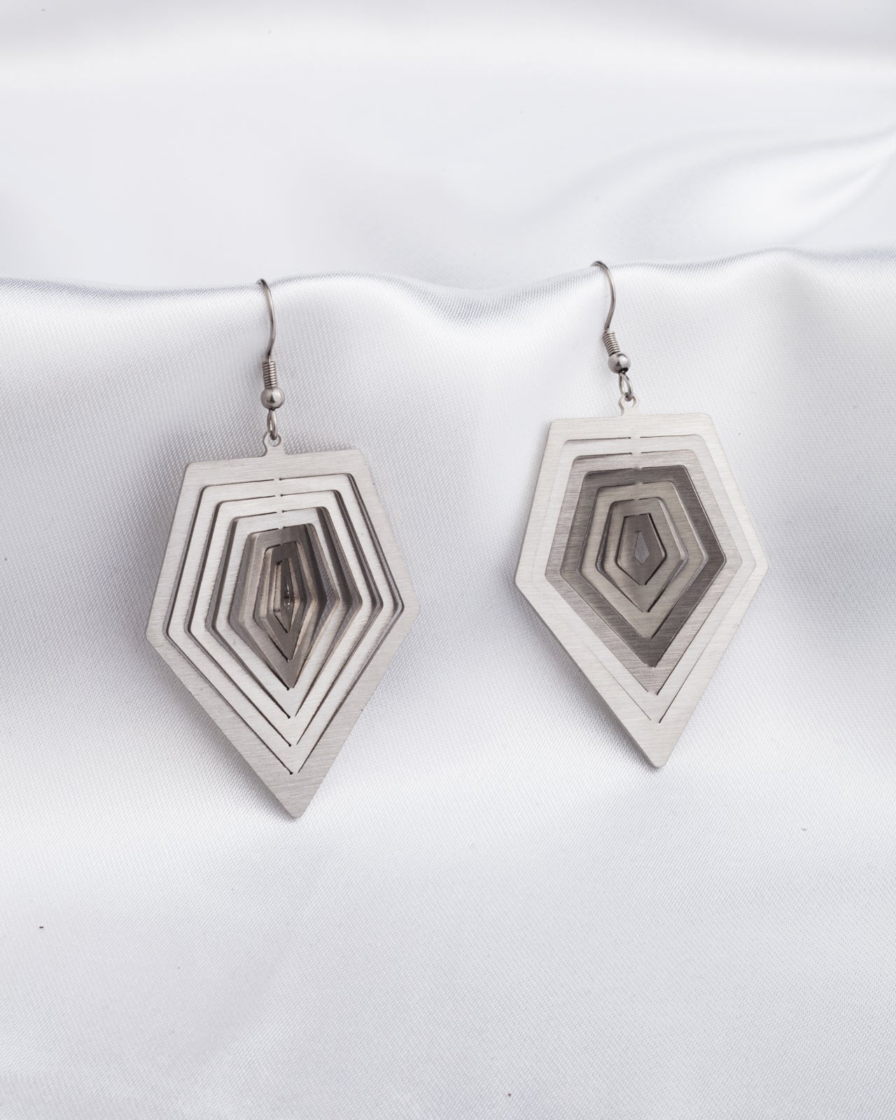 Illusion Diamond Earrings