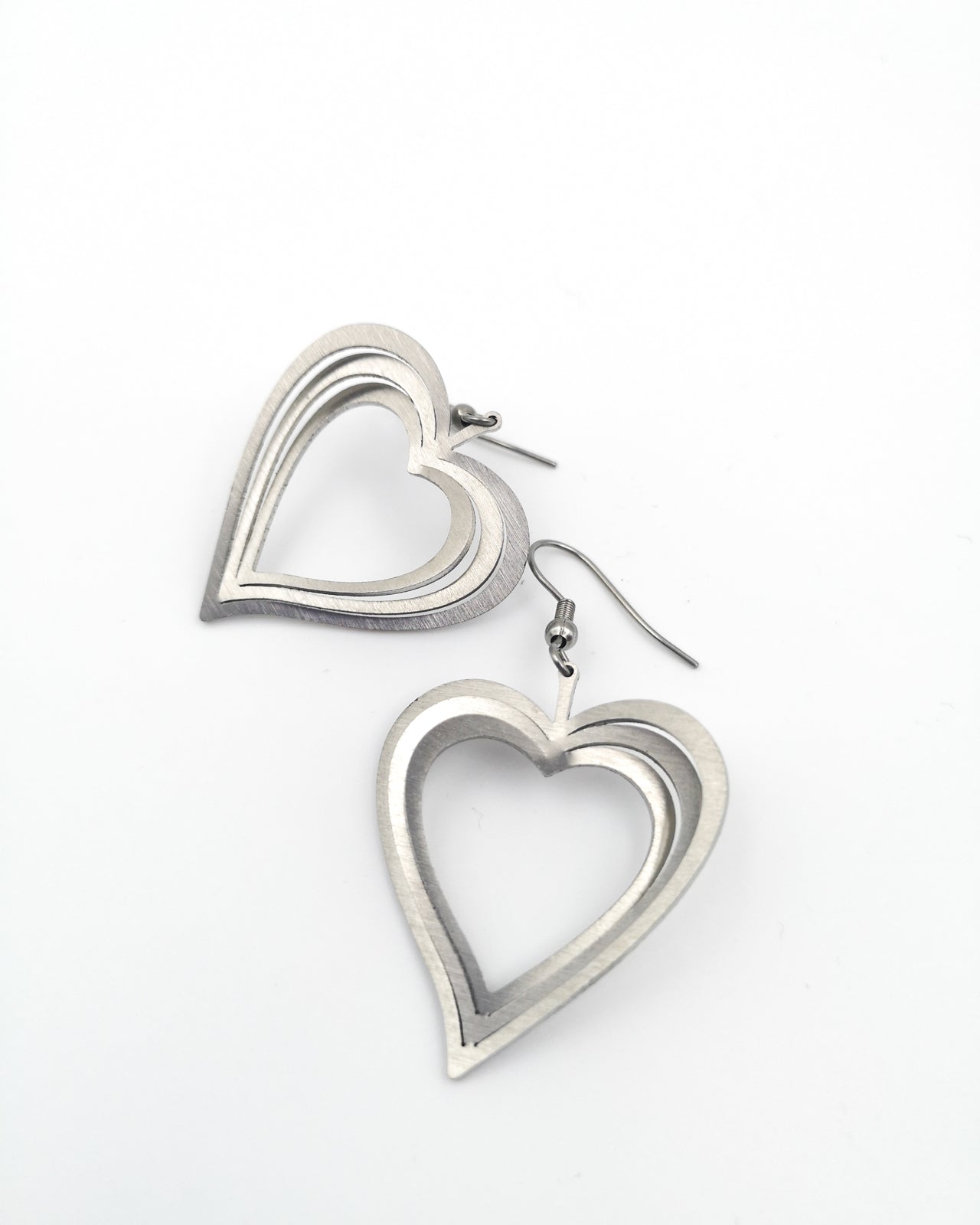 Illusion Hearts Earrings