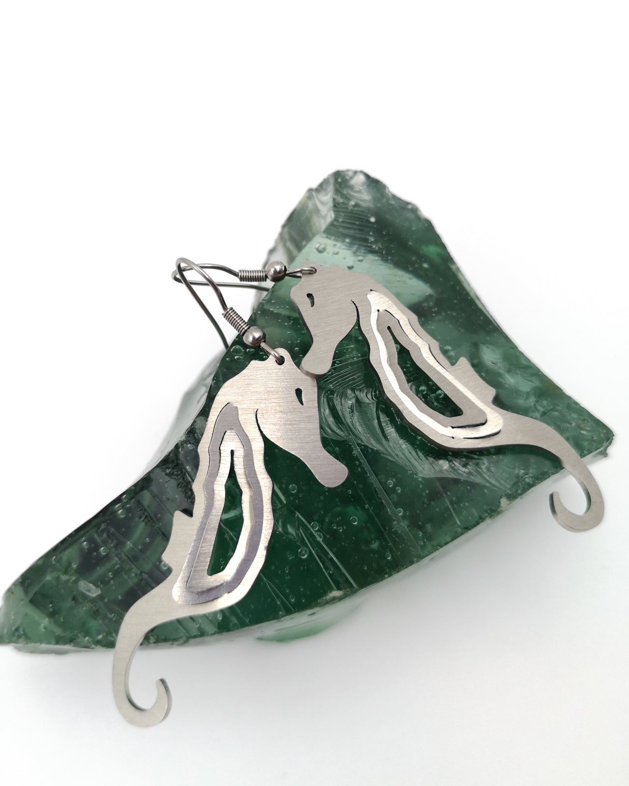 Illusion Seahorse Earrings