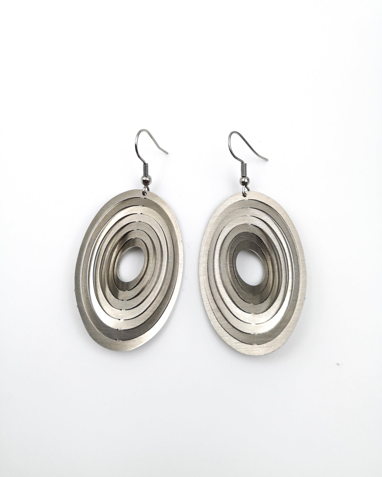 Illusion Ellipse Earrings