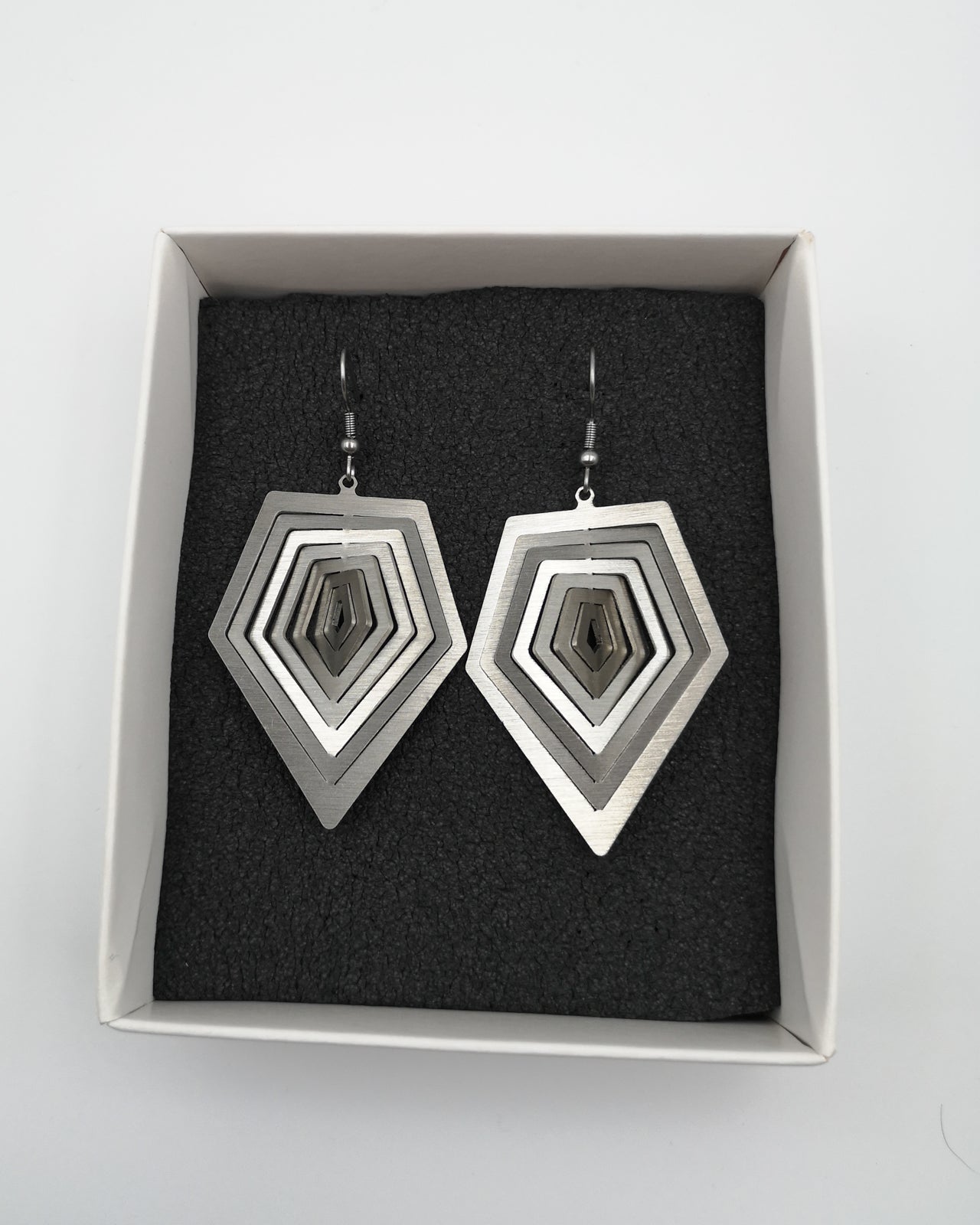 Illusion Diamond Earrings