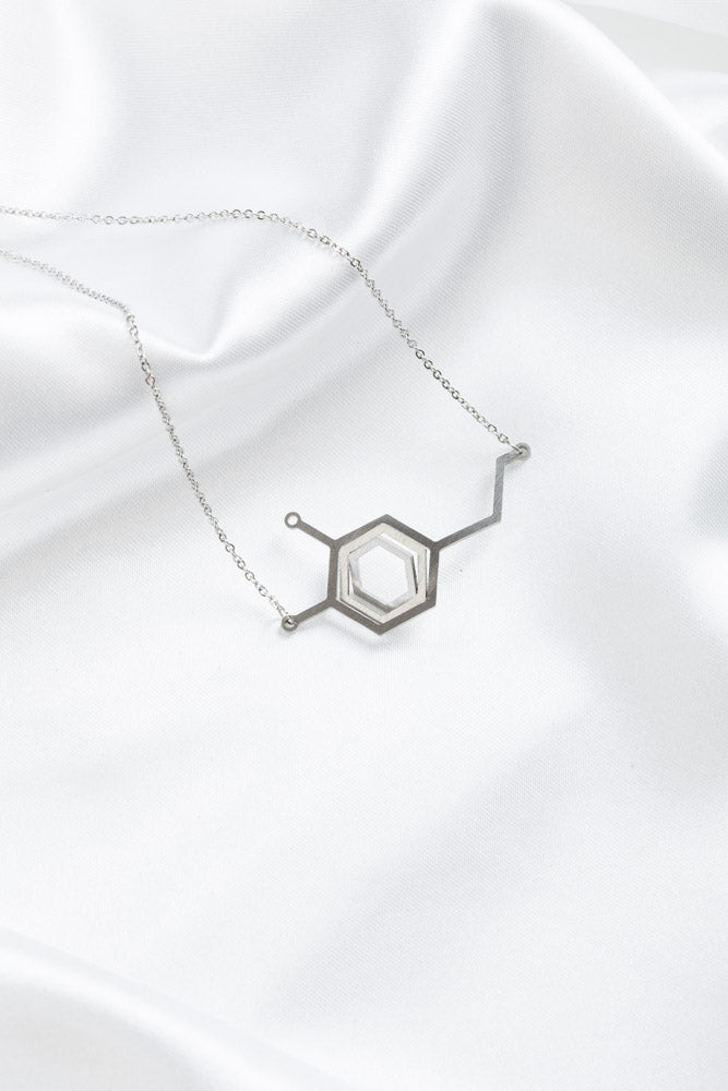 Dopamine Molecule Chain Necklace