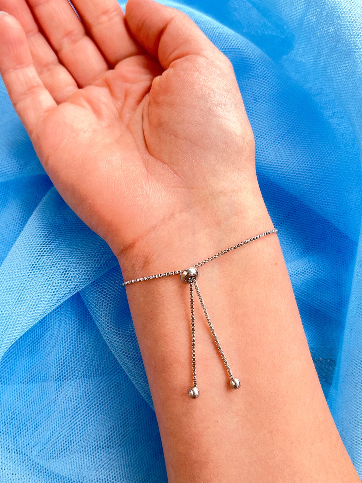 Origami Polygon Chain Bracelet