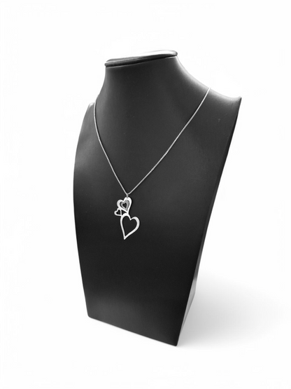 Triple Hearts Illusion Pendant
