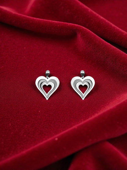Illusion Love Hearts mini earrings