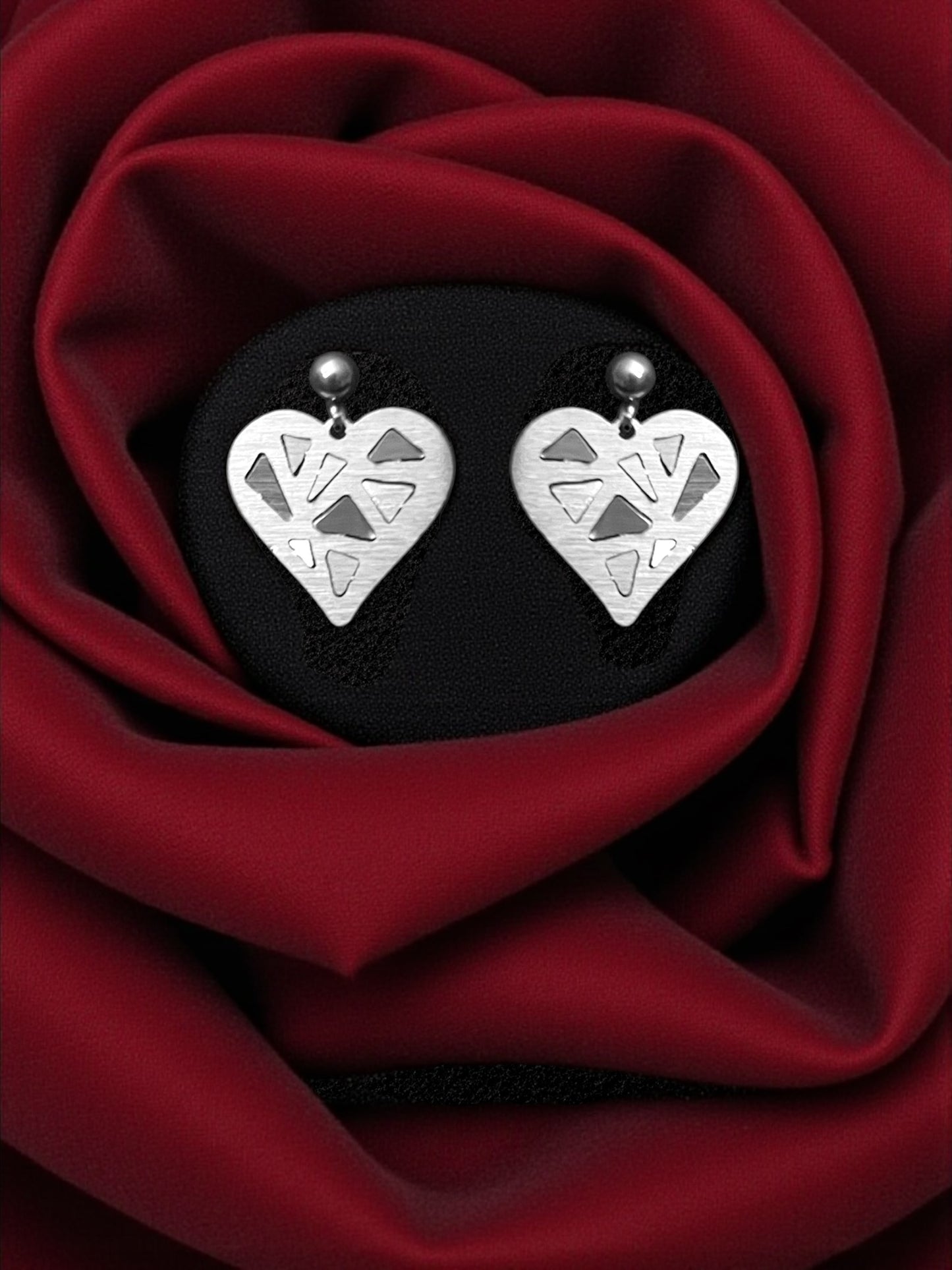 Mosaic Hearts Earrings