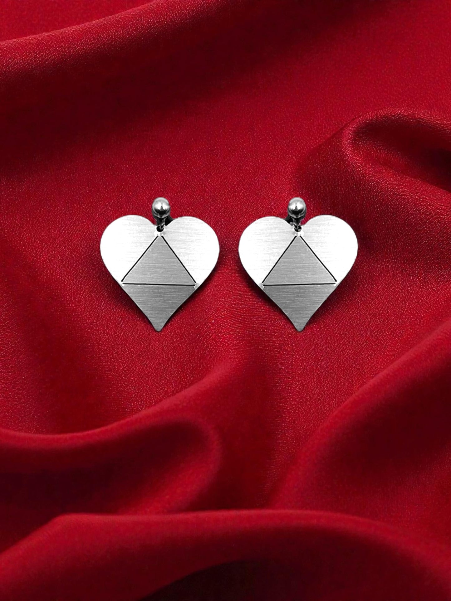 Origami Hearts Earrings