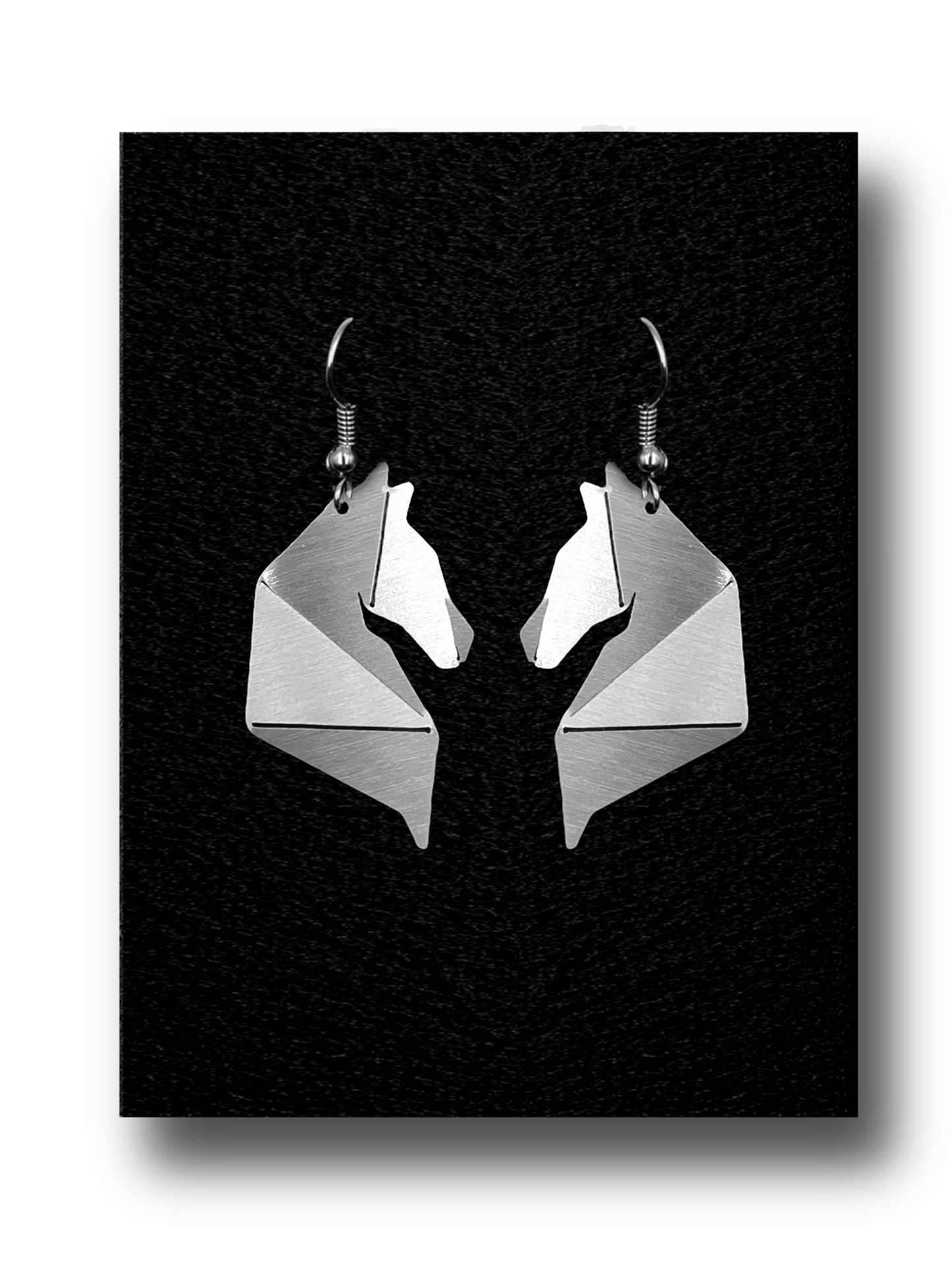 Origami Horse Earrings