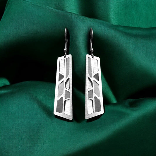 Σκουλαρίκια Mosaic  Assymetric Rectangles wholesale