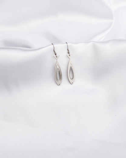 Illusion Fishes mini earrings