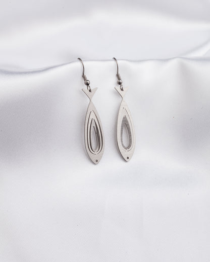 Illusion Fishes mini earrings