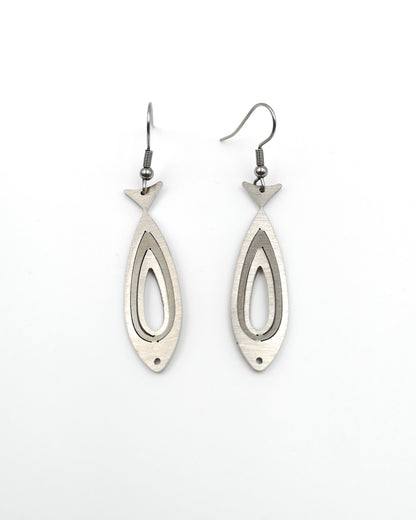 Illusion Fishes mini earrings